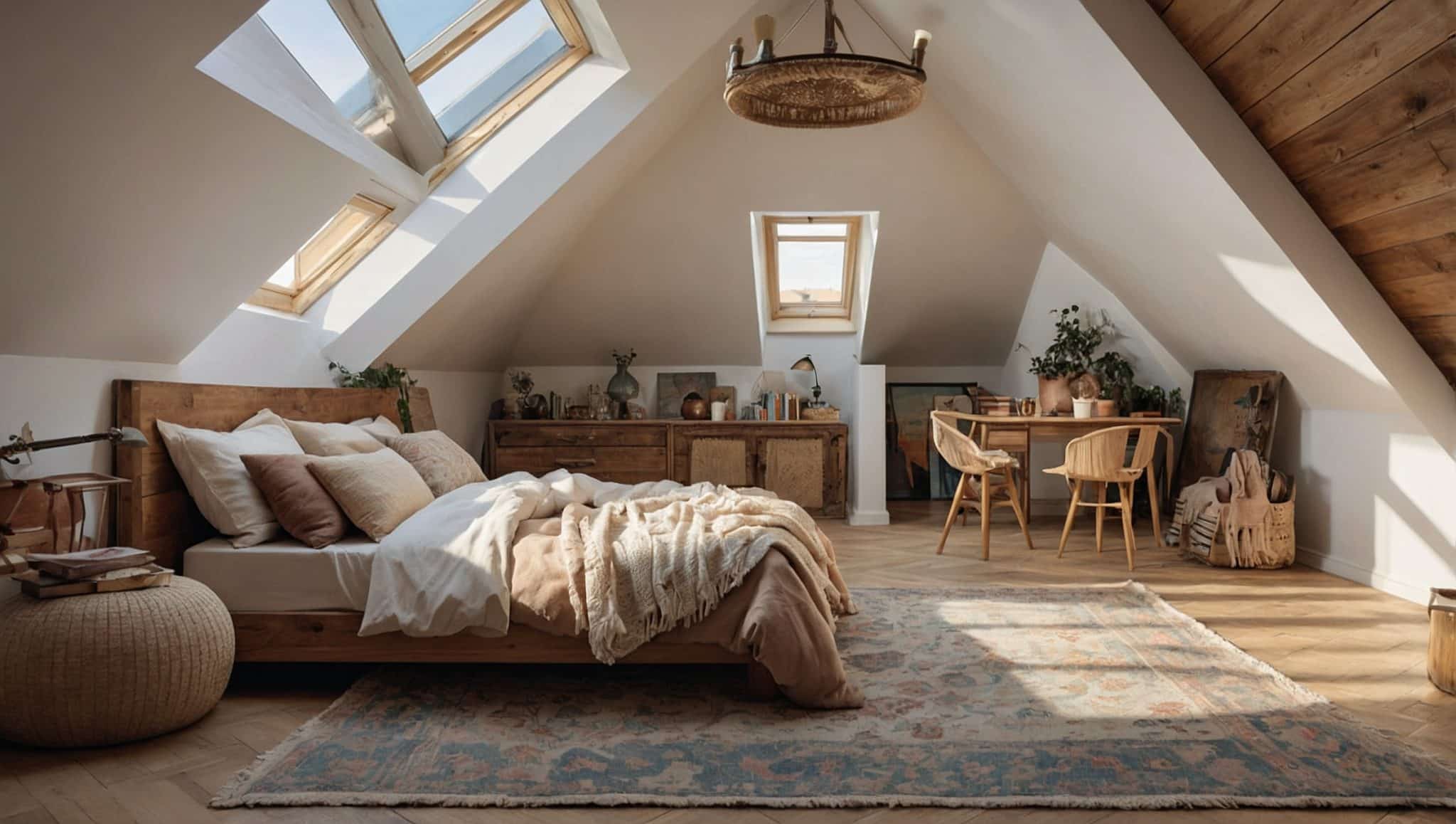 Chambre mansardée: 10 conseils pour l'aménager