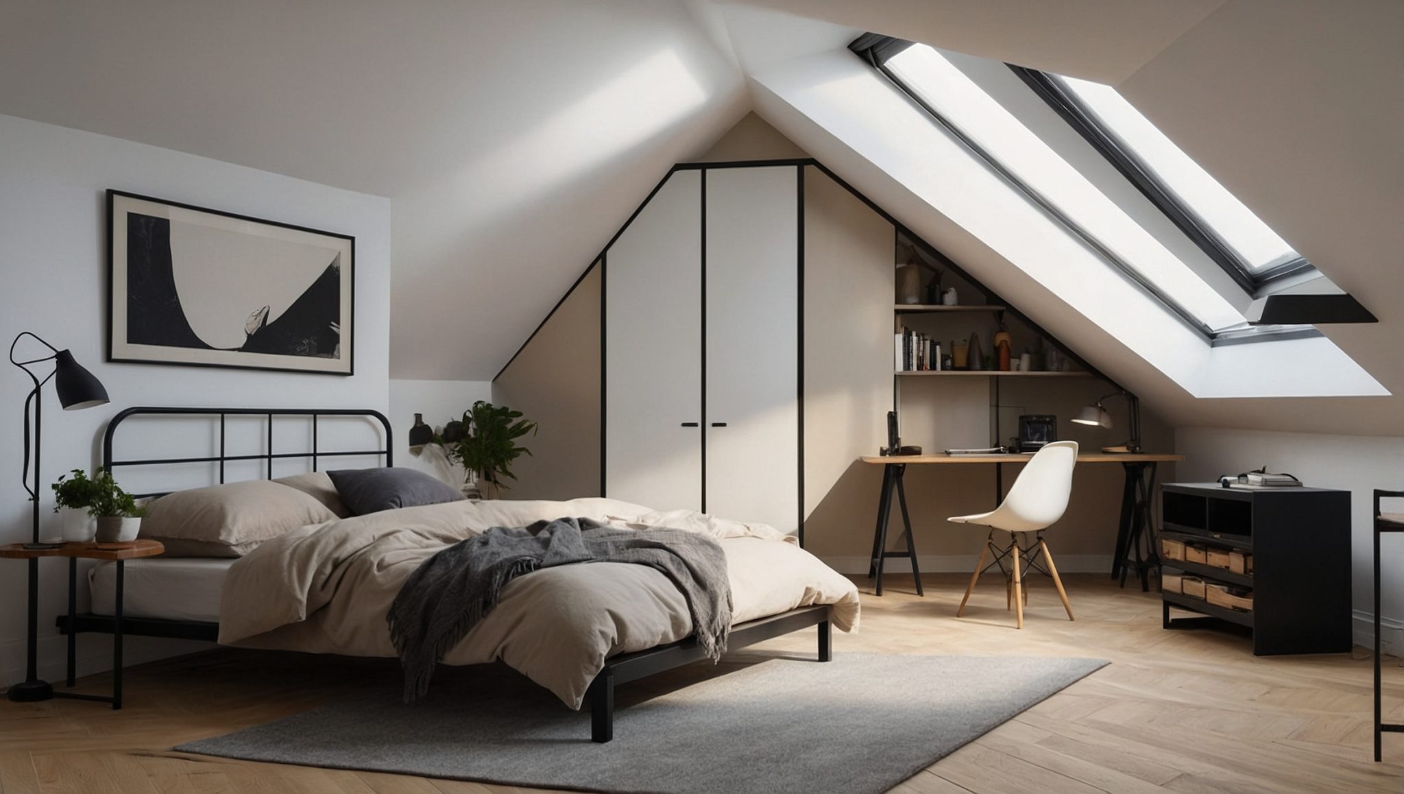 Chambre mansardée: 10 conseils pour l'aménager