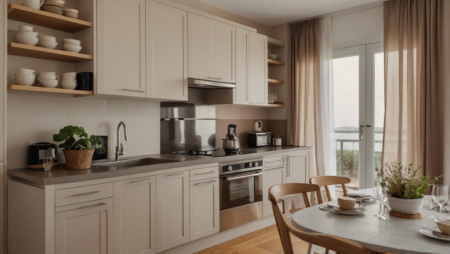 Cuisine Beige Et Taupe