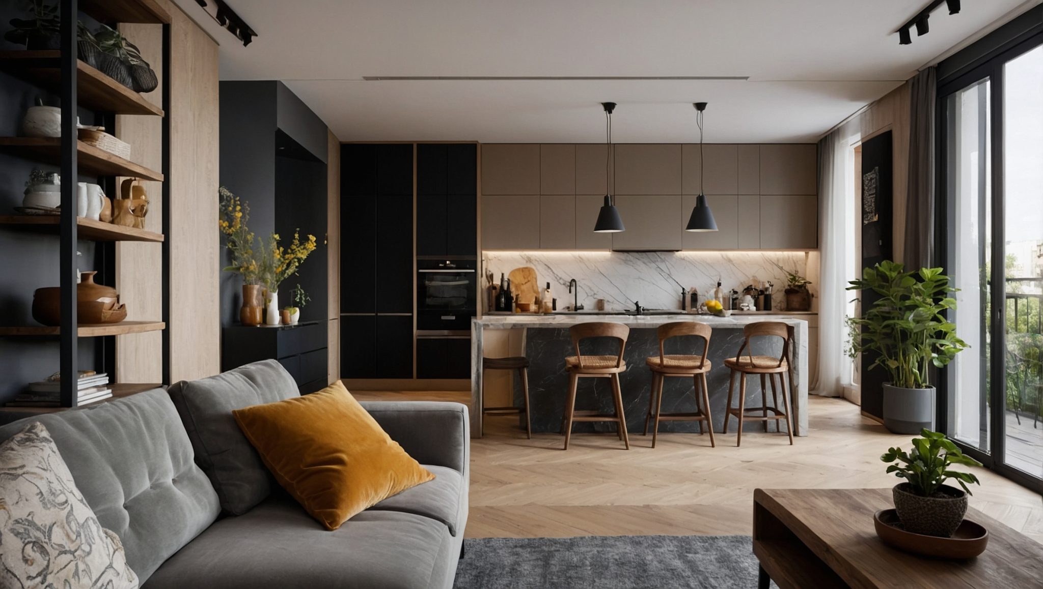 Cuisine ouverte sur salon : 10 astuces déco