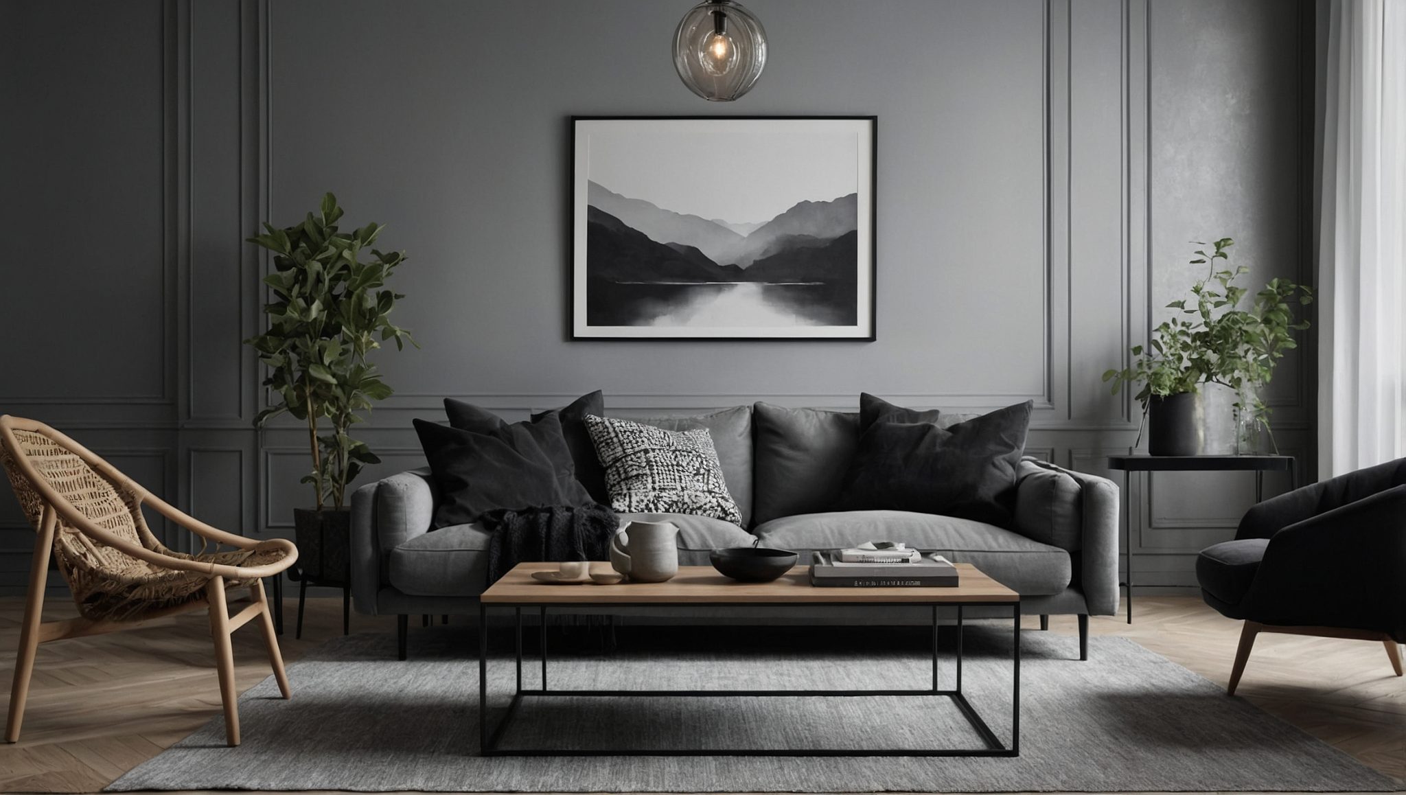 Salon gris : 15 idées décos pour un salon tendance