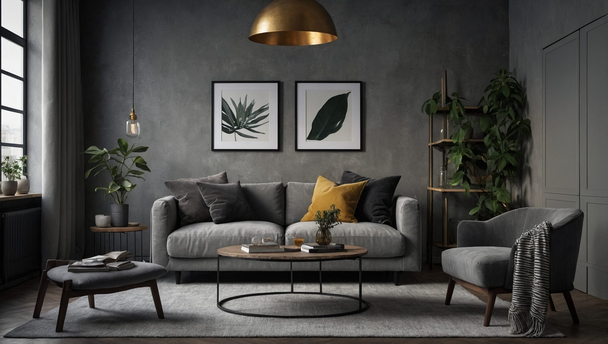 Salon gris : 15 idées décos pour un salon tendance