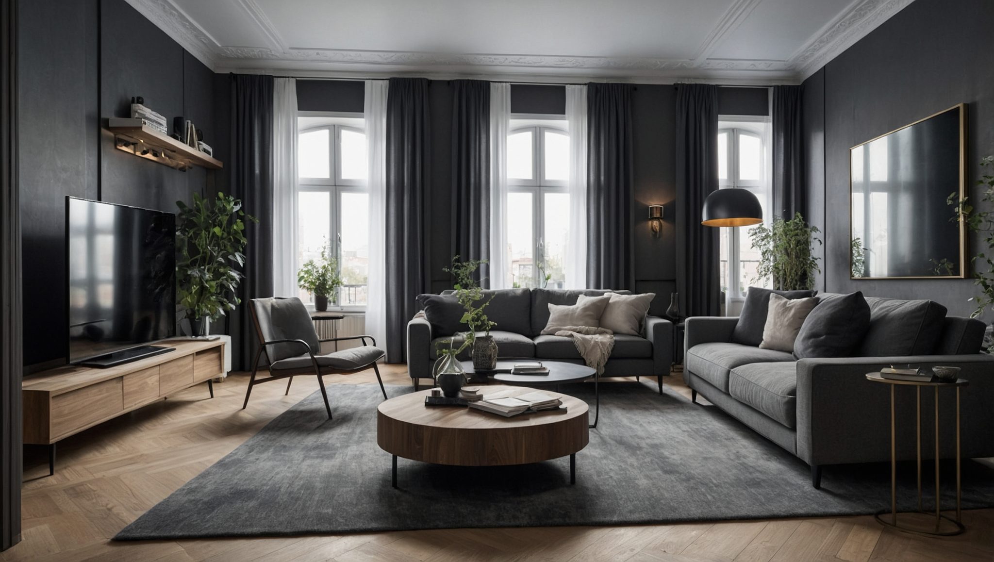 Salon gris : 15 idées décos pour un salon tendance