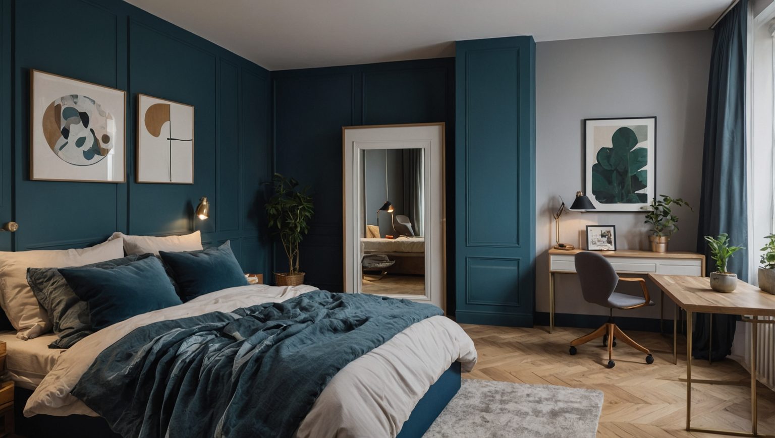 Peinture chambre adulte 2 couleurs : 7 combinaisons