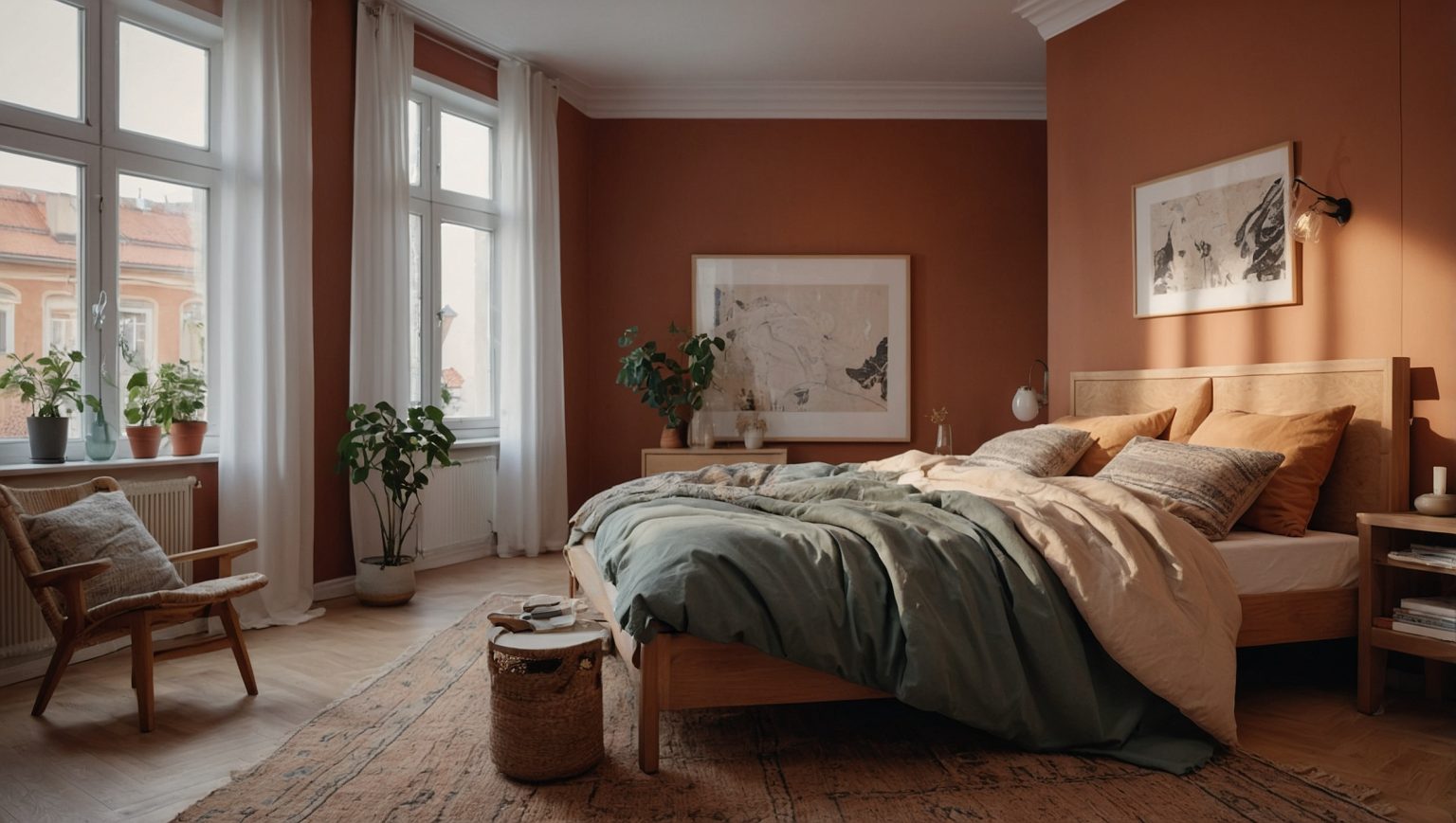 Chambre terracotta : 14 idées décos