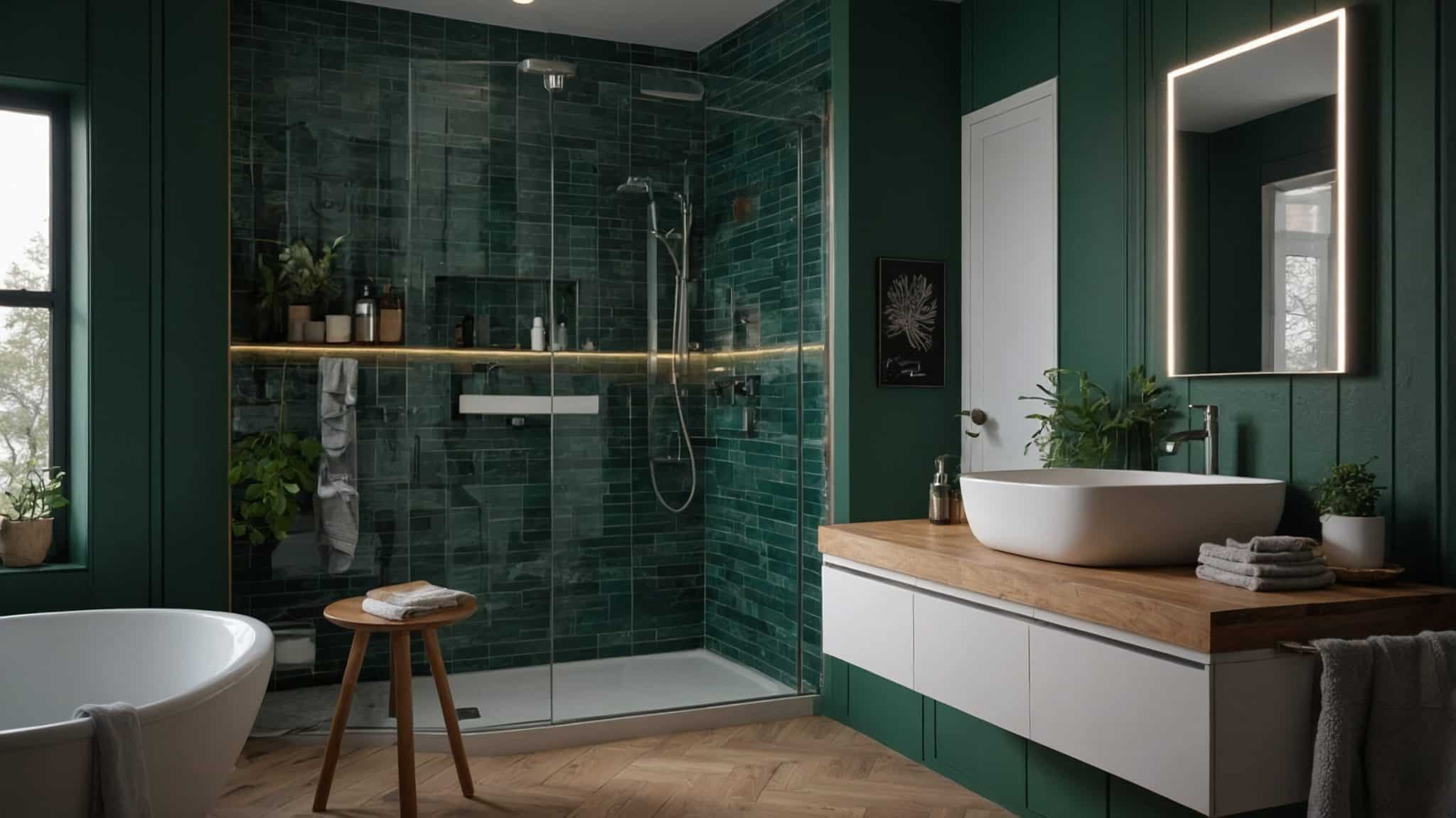 Salle de bain verte : 12 idées déco
