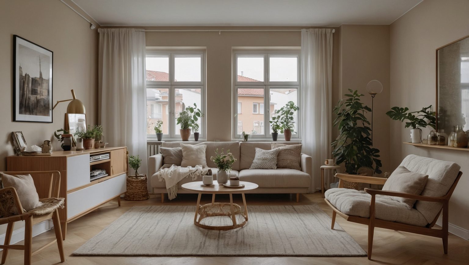 Salon beige et blanc : 9 idées décos