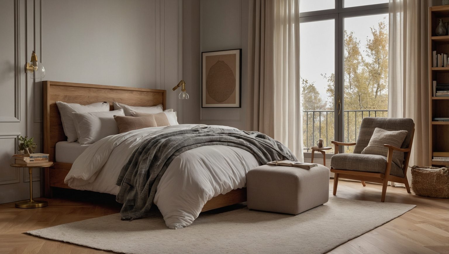 Chambre blanche et bois : nos 22 idées déco tendances