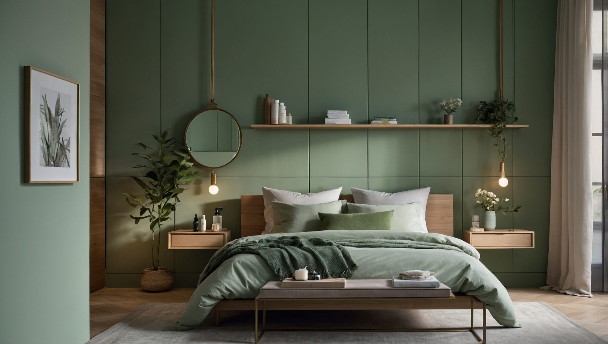 Chambre Vert Sauge : Inspiration & Conseils Déco Tendance