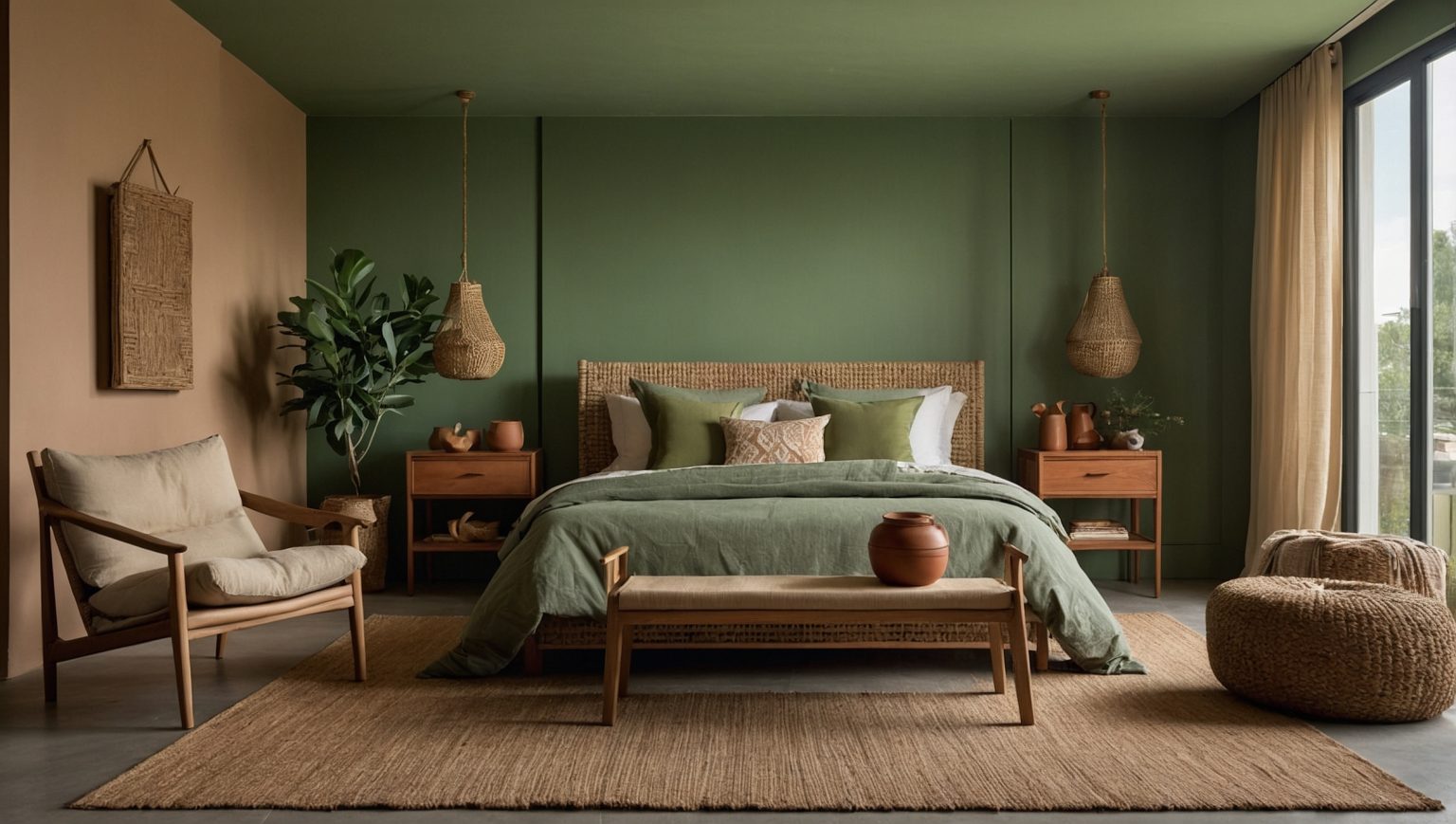 Chambre Vert Sauge : Inspiration & Conseils Déco Tendance