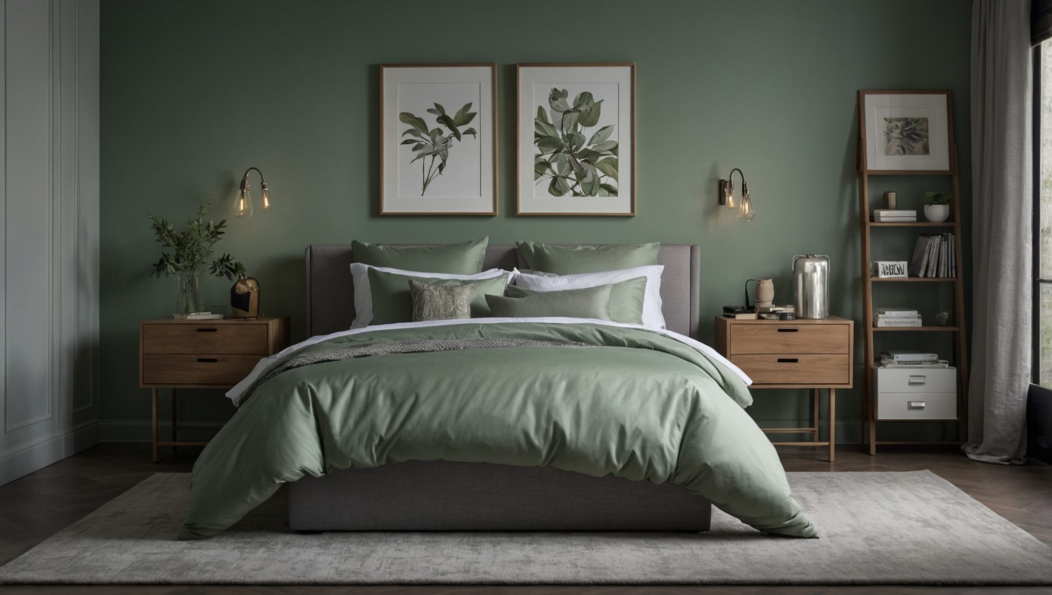 Chambre Vert Sauge : Inspiration & Conseils Déco Tendance