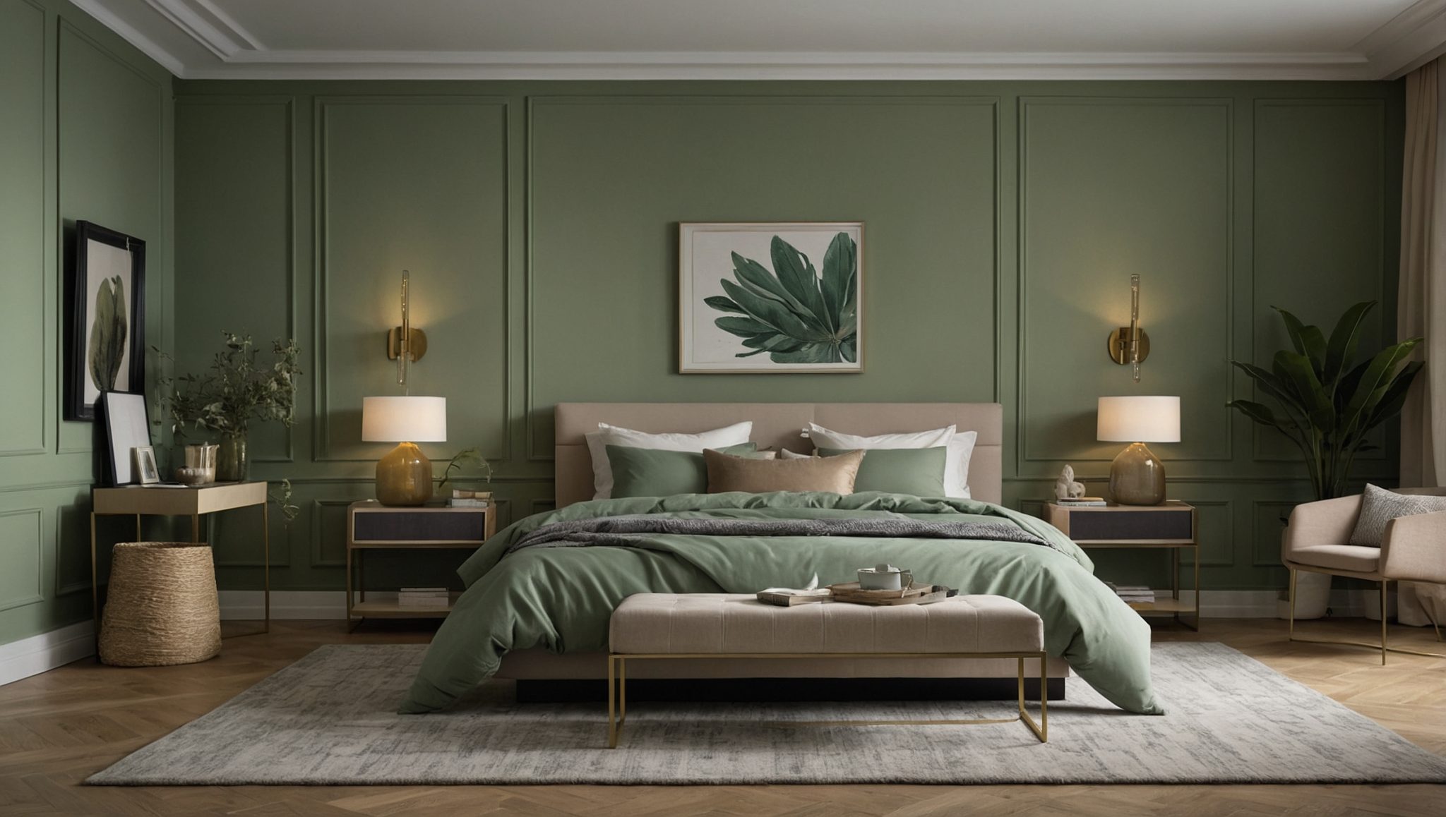 Chambre Vert Sauge : Inspiration & Conseils Déco Tendance
