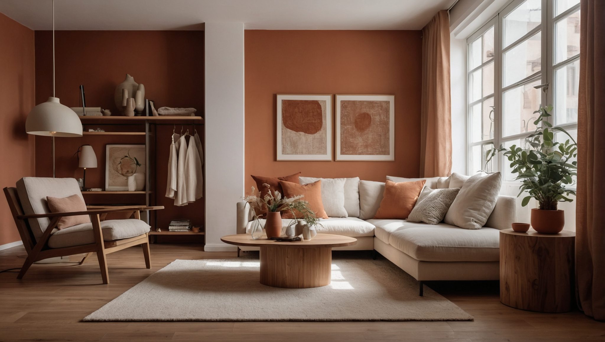 Salon terracotta : nos conseils pour un salon chaleureux