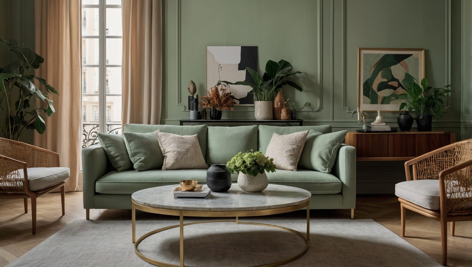 Déco Vert Sauge : comment intégrer cette couleur tendance