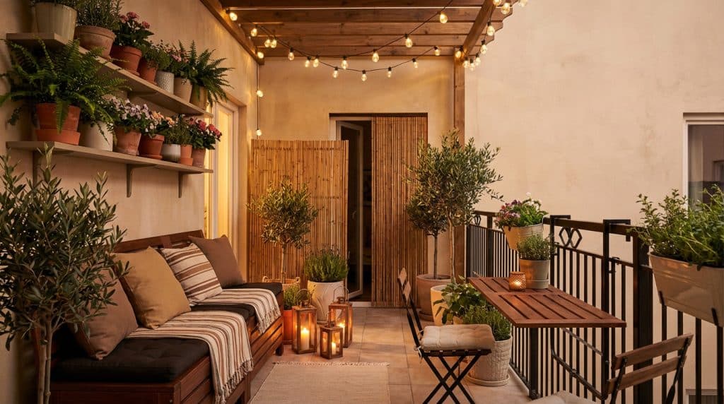 aménager balcon en longueur