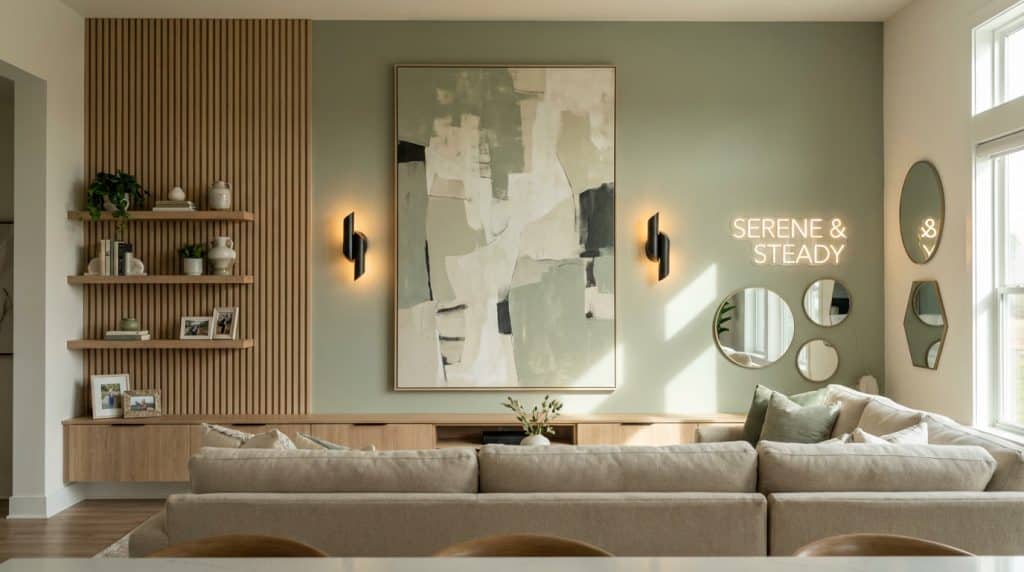 comment décorer un grand mur de salon