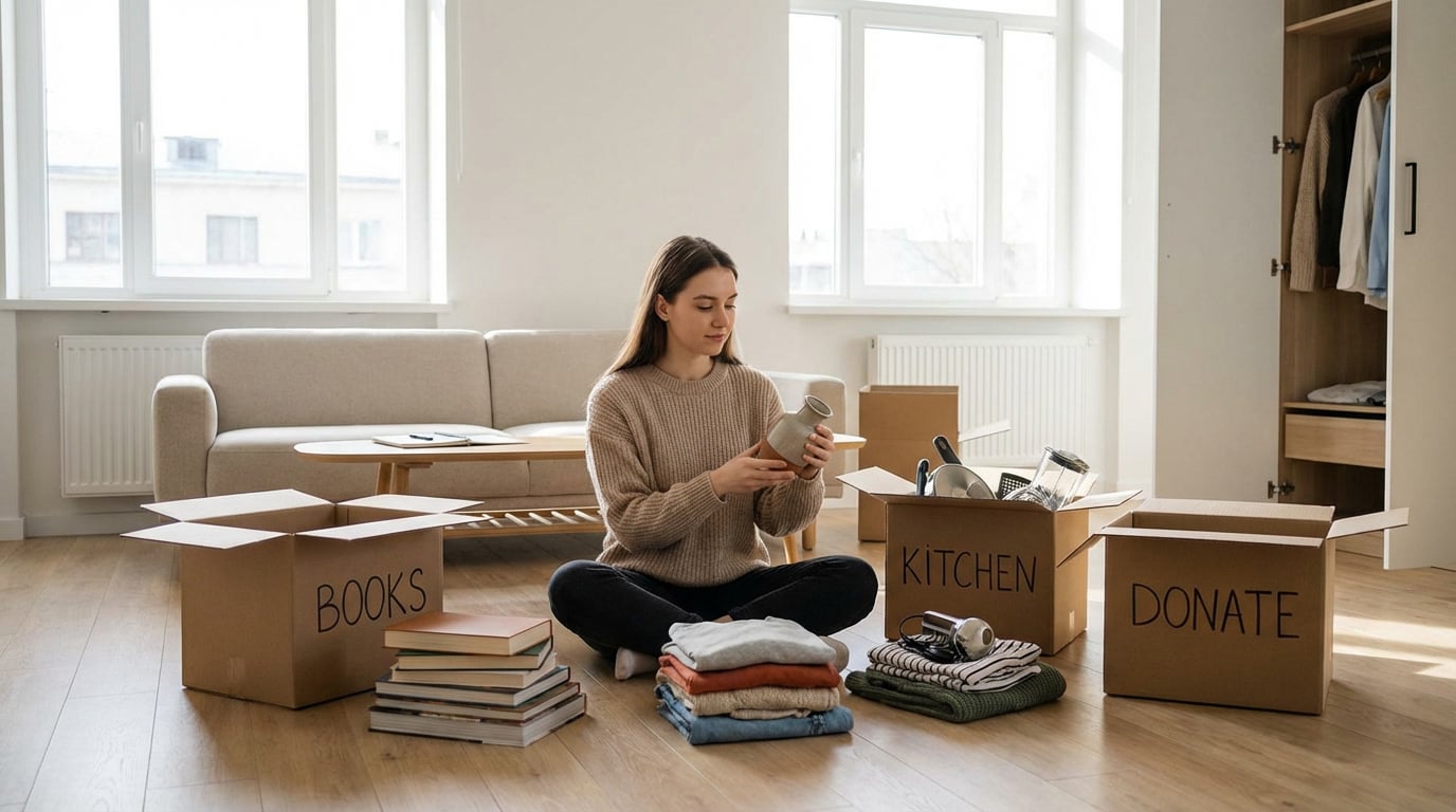 Faire du tri avant un déménagement