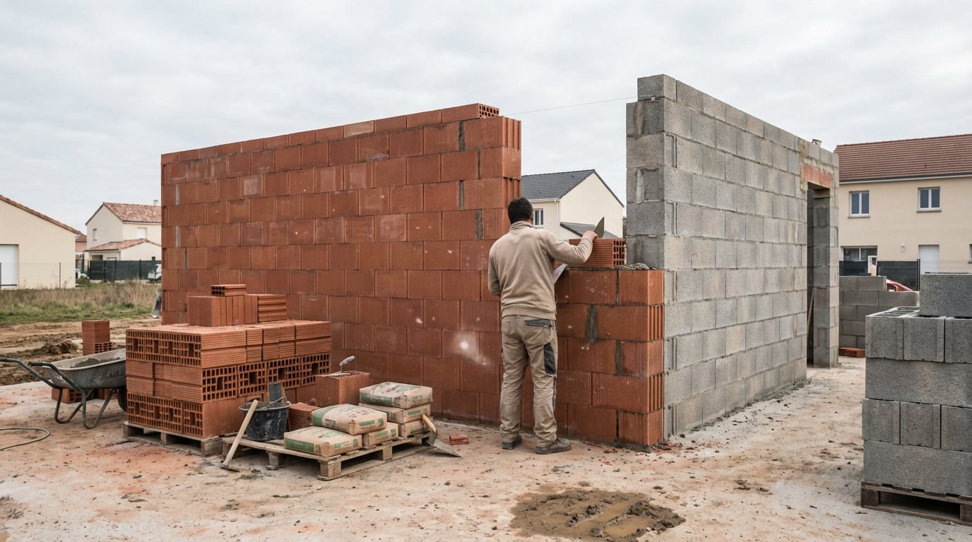 maison brique ou parpaing